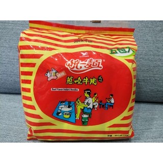 統一麵 蔥燒牛肉風味（90公克X5包）