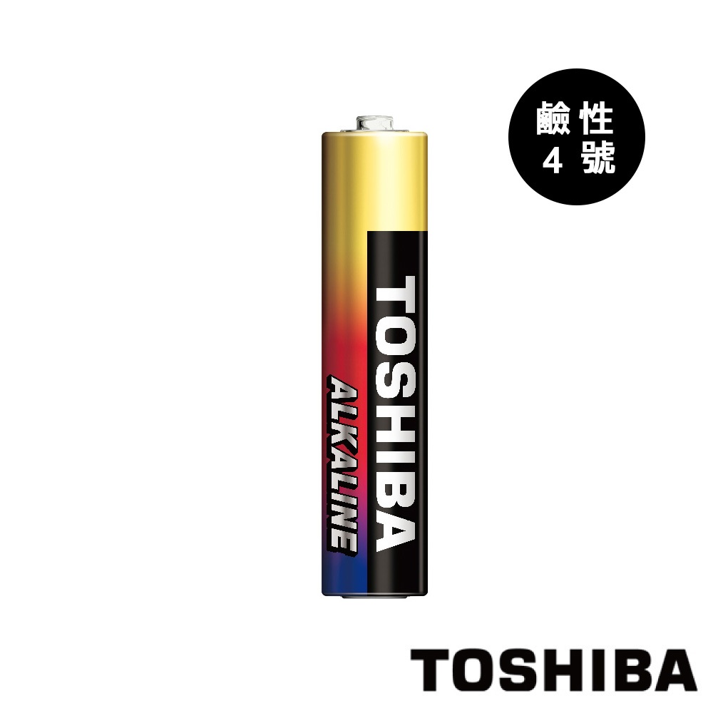 【TOSHIBA 東芝】鹼性4號電池 多入可選(台灣總代理)