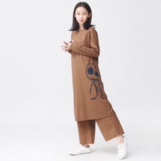 a la sha【全新、咖S】 舒適阿財居家洋裝👗