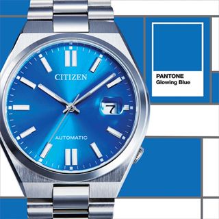 CITIZEN NJ0158-89L《Mechanical 機械錶》40mm/水晶鏡面/男女兼用/PANTONE 限定藍