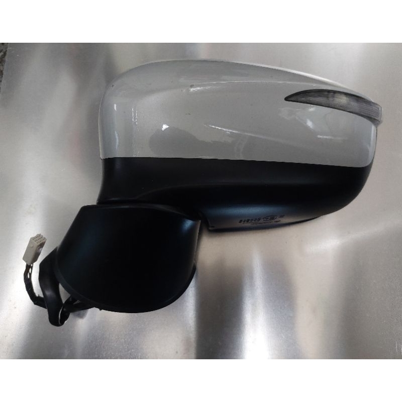 馬自達Mazda cx3 cx-3 2016- 原廠後視鏡  正廠 總成 盲點+燈 後照鏡 駕駛座 晶瓷白（二手品）