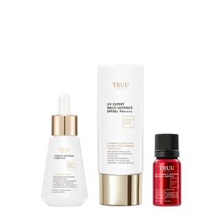 【TRUU 童】高效全能水感防曬乳【SPF50+PA++++】＋高能美白精華＋24.5強效左型C美白安瓶