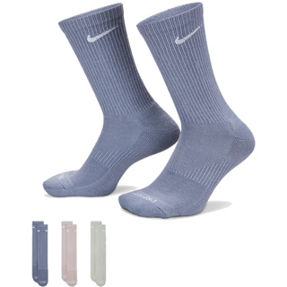 Nike 耐吉 長襪 Everyday Plus 速乾 透氣 莫蘭迪色 休閒襪 中筒襪 襪 藍紫綠 SX6888933