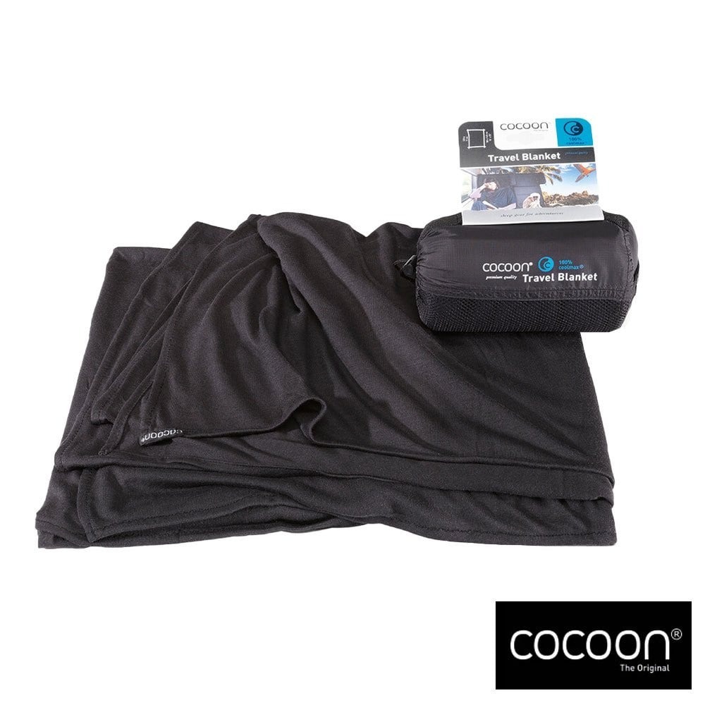 【COCOON】Coolmax旅行毛毯『黑』CMB99