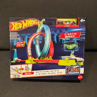 [小樂]蝦皮代開發票 特價 日版 Hotwheels 風火輪 賽車 賽道 風火輪小汽車 環狀 雙環 特技軌道 美泰