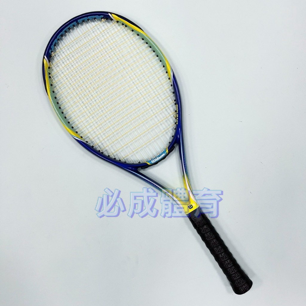 (現貨) Wilson Aggressor Lite 100 網球拍 碳纖維網球拍 已穿線 附拍袋 網球拍 配合核銷