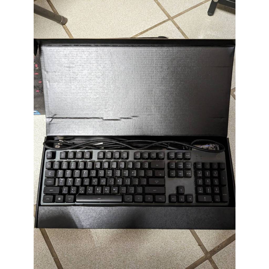 Logitech 羅技 G413 機械式背光遊戲鍵盤/黑色/背光/RGB/防潑水/電競鍵盤 二手