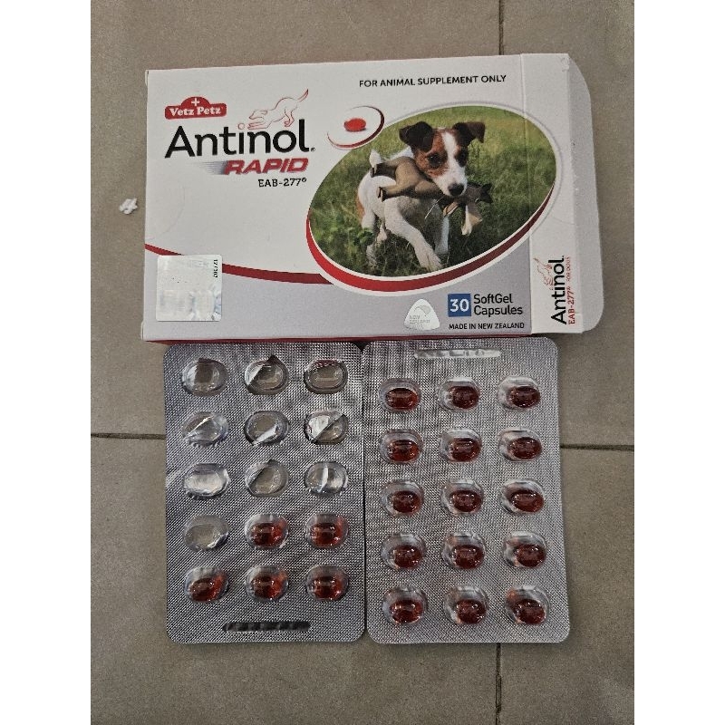 [已開封]Antinol安適得關節保健食品 (20顆/盒)-狗狗包裝