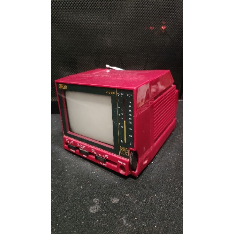 迷你電視 古董電視 早期黑白電視 功能正常