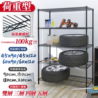 【品樂生活】荷重型耐重鐵力士架/重型層架/耐重型波浪架/五層架/四層架/三層架/雙層/鐵架/倉儲架/荷重鐵架/收納架