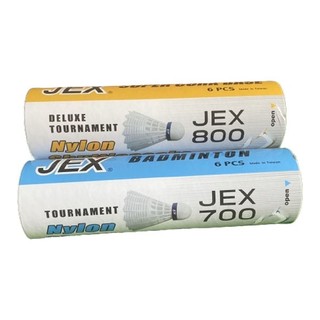 【GO 2 運動】現貨 台灣製造 JEX-700、JEX-800 實用級 比賽級 尼龍羽球 一筒半打裝(六入)