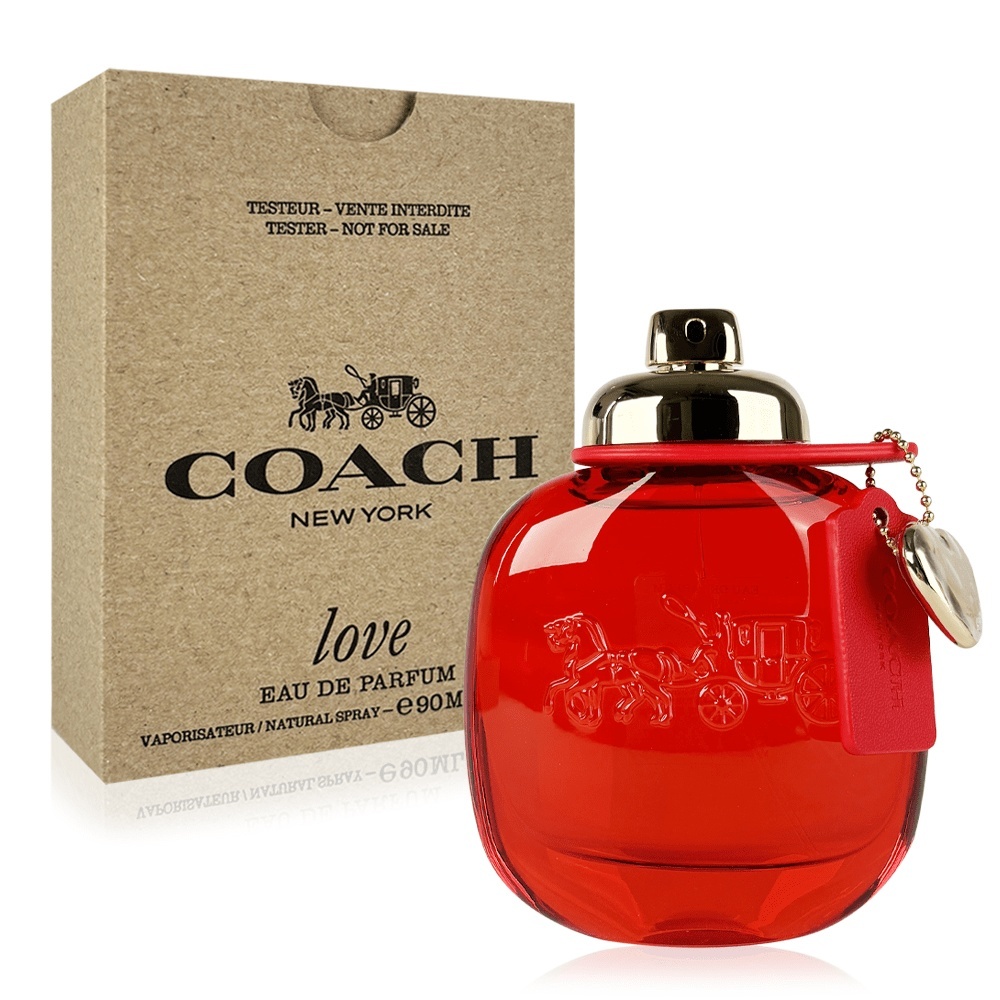 COACH 時尚戀紅淡香精90ml (TESTER環保紙盒版)