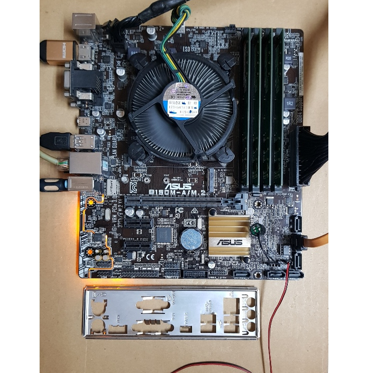 ASUS 華碩 B150M-A /M.2 主機板 1151腳位 附擋板 功能正常 B150 B250