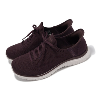 SKECHERS VIRTUE 女款 紫白 寬楦 女休閒鞋 104421WPLUM Sneakers542