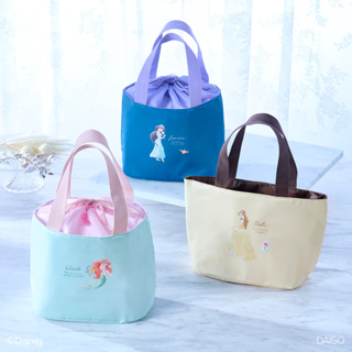 ✔現貨🍯 日本正品Disney 迪士尼公主系列 美人魚 美女與野獸 便當型 保溫保冷袋 手提袋 袋子【DJ-B1174】