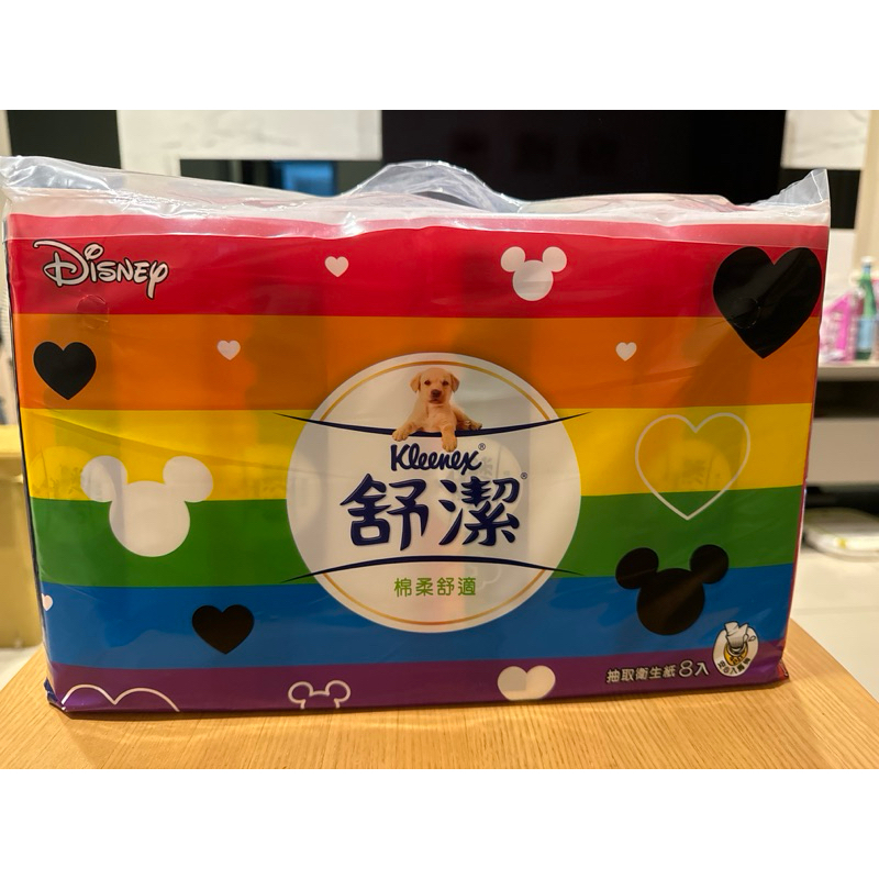 Kleenex 舒潔 抽取衛生紙 一袋8入 Disney 迪士尼