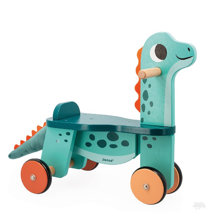 【法國Janod】小恐龍滑步車(騎乘玩具)