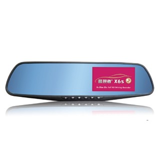 【發現者】X6s 超薄後視鏡型行車記錄器 *贈送32G記憶卡