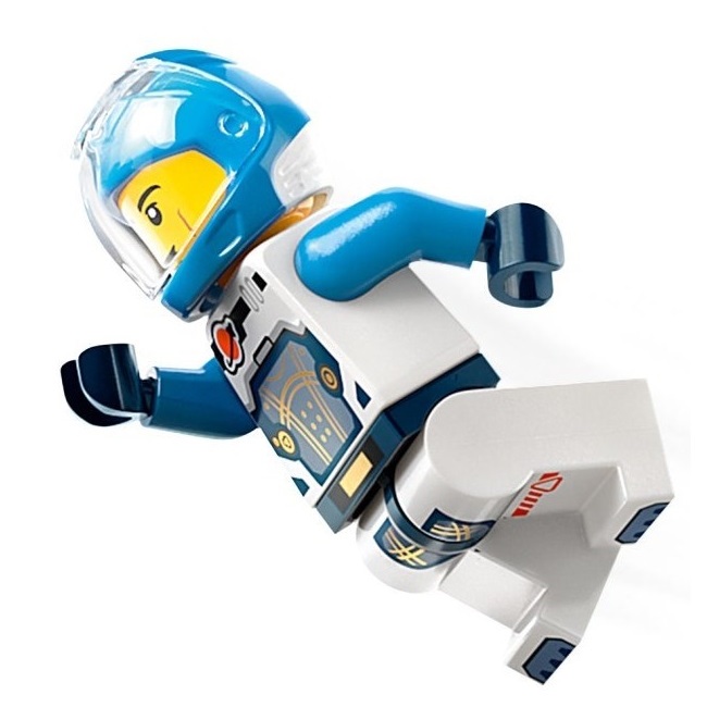 LEGO CITY Spaceman 樂高城市 太空人人偶 藍色帽 60429