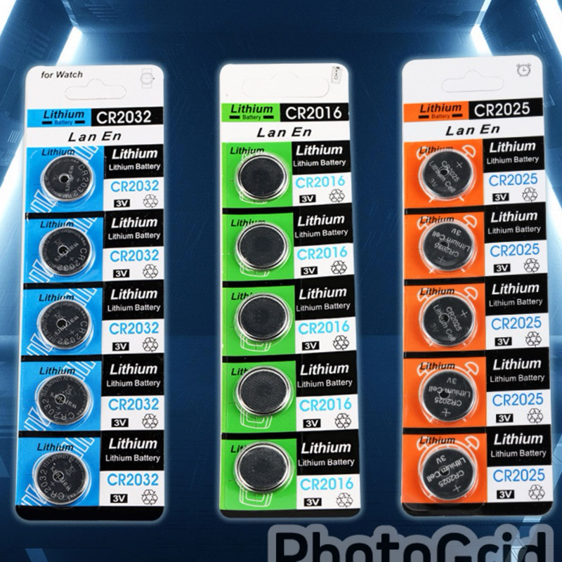 鈕扣電池 CR2016 CR2025 CR2032 CR12203V電池 電子秤電池 主機板電池 遙控器電池 買五送一
