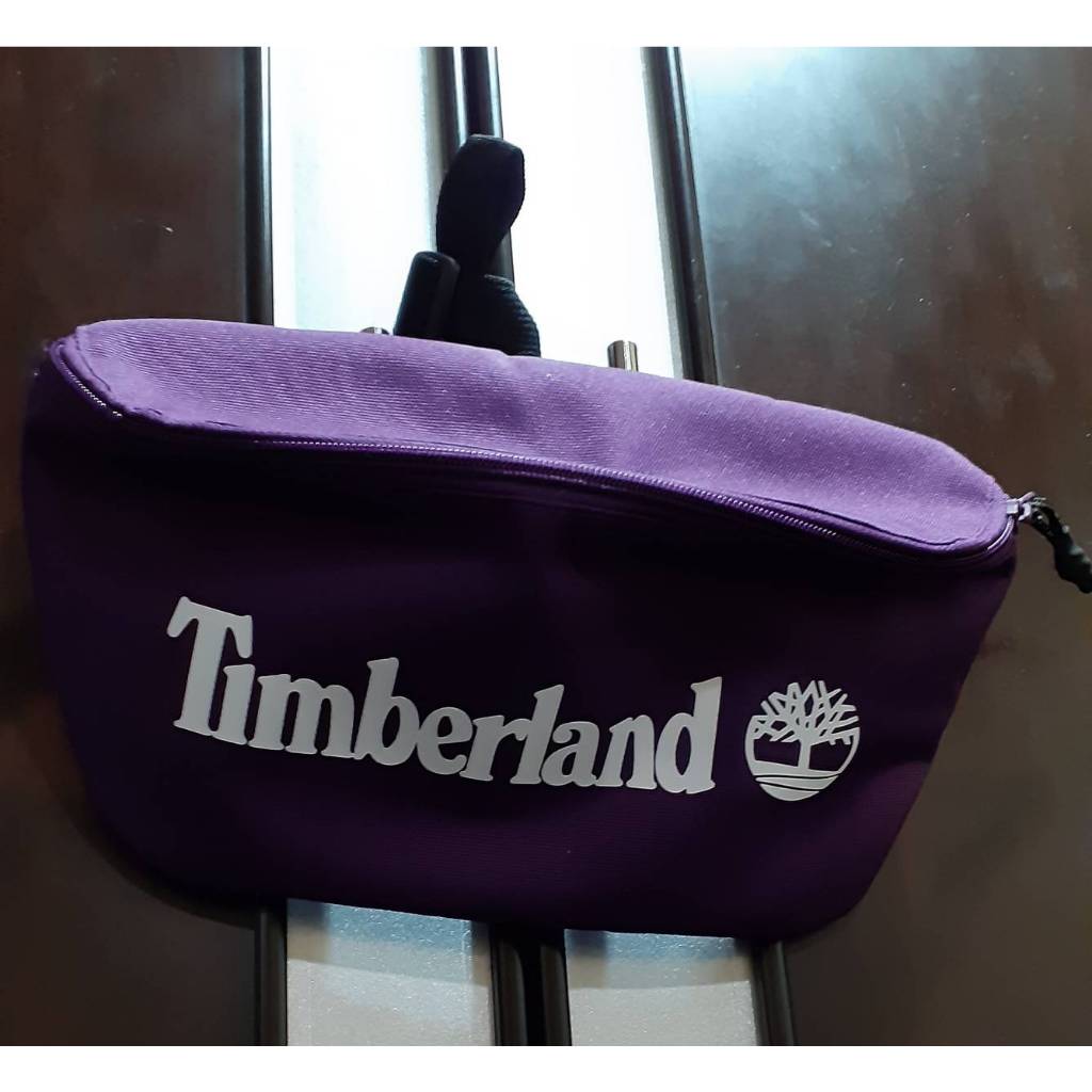 全新 Timberland斜背包 側背包 紫色
