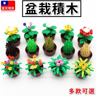 現貨積木 積木玩具 植物盆栽 場景配件 花圃 積木玩具 城市積木 MOC積木 兒童玩具 迷你城市 街景系列 B4