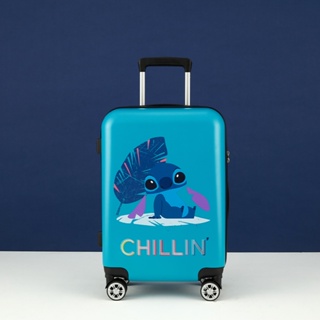 【Disney迪士尼】20吋/28吋行李箱-史迪奇藍