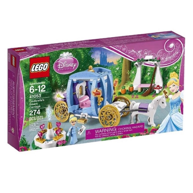 全新 LEGO  樂高 41053 灰姑娘的魔幻馬車，盒損福利品