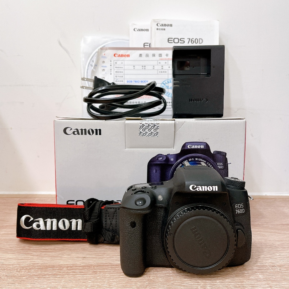 ( 新手入門單眼推薦 ) Canon EOS 760D 二手 數位相機  單眼相機 保固半年 林相攝影