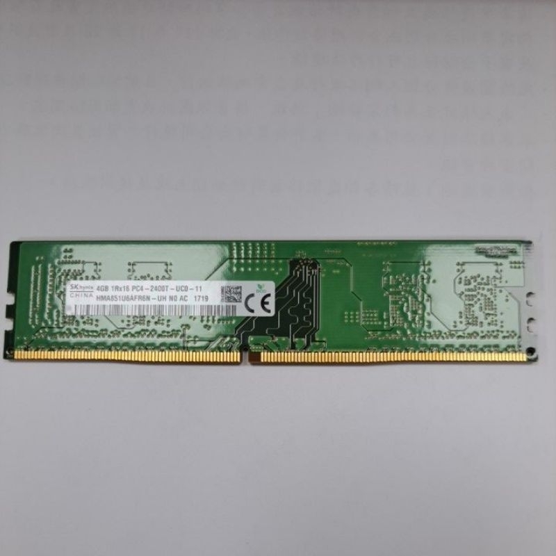 SK hynix 4GB 1Rx16 PC4-2400T-UC0-11
桌機記憶體