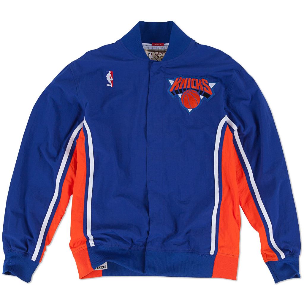 NBA Authentic Warm Up 球員版熱身外套 1992-93 尼克 藍橘