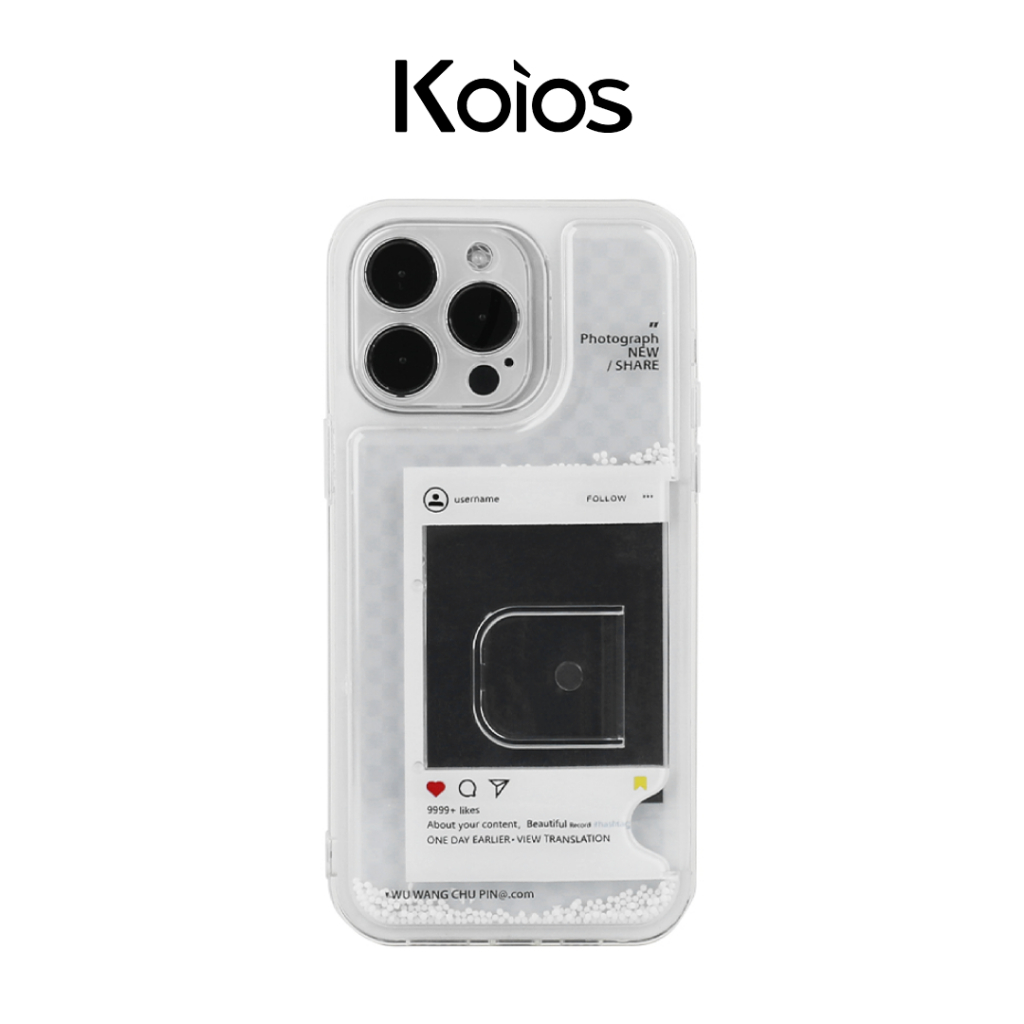 【Koios】iPhone｜IG框造型卡片手機殼 15 14 13 12 Pro Max 保護殼 手機殼 造型殼 防摔殼