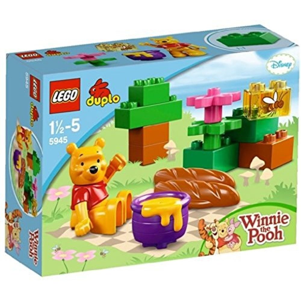 LEGO 樂高 5945 小熊維尼的野餐 得寶 絕版品 全新無盒 迪士尼 幼兒玩具 印刷磚