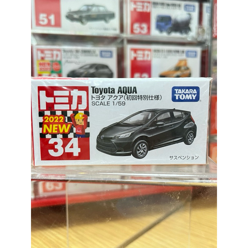 「BUY起來！」TOMICA 多美卡小汽車  No.34 TOYOTA AQUA 初回特別樣式