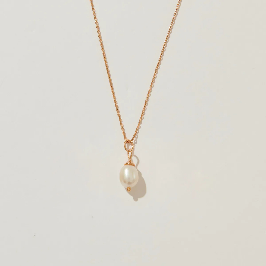 SOIRÉE BY N.Y.︱蒔華芮 單顆淡水珍珠項鍊 (共兩色)