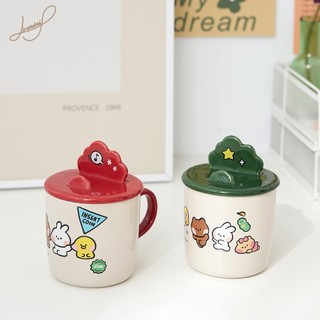 Hiromimi LINE FRIENDS minini 手機支架馬克杯 一組兩入 手機支架 帶蓋馬克杯 有蓋馬克杯