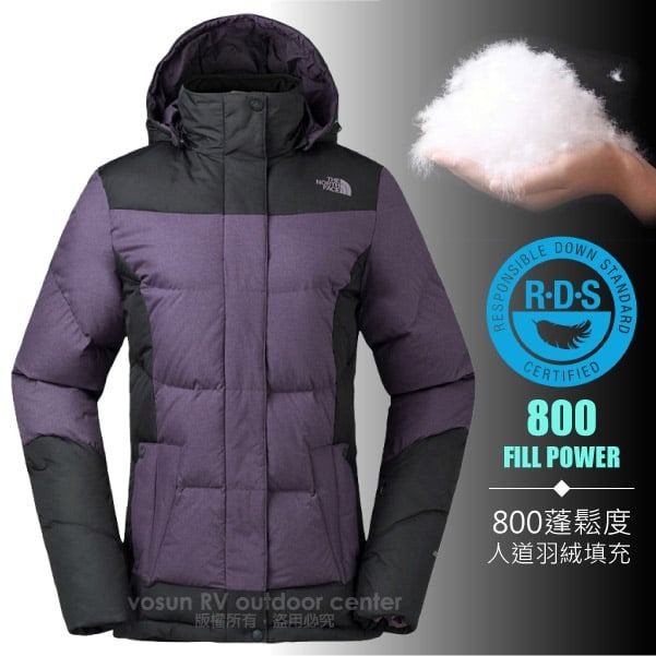 【美國 The North Face】XL零碼5折》女 款超輕保暖防風防潑水連帽羽絨外套 800FP鵝絨_367N