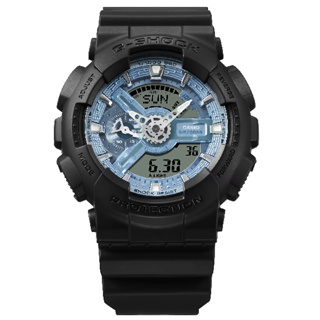 CASIO卡西歐 GA-110CD-1A2 清新大膽風格冰藍色錶盤時尚腕錶 51.2mm