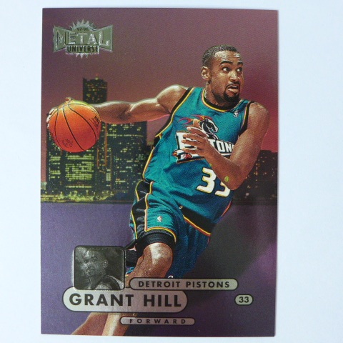 ~Grant Hill/格蘭特·希爾~名人堂/好好先生 1998年Metal金屬設計.NBA籃球卡