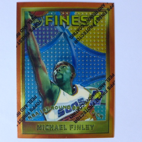 ~ Michael Finley ~RC/NBA球星/麥可·芬利 1996年Finest.金屬設計新人卡