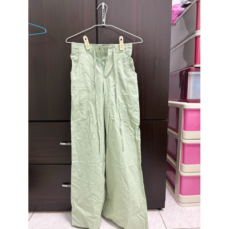 👕二手衣櫃👕韓系寬版休閒西裝褲
