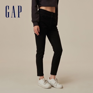 Gap 女裝 高腰緊身牛仔褲-黑色(798882)
