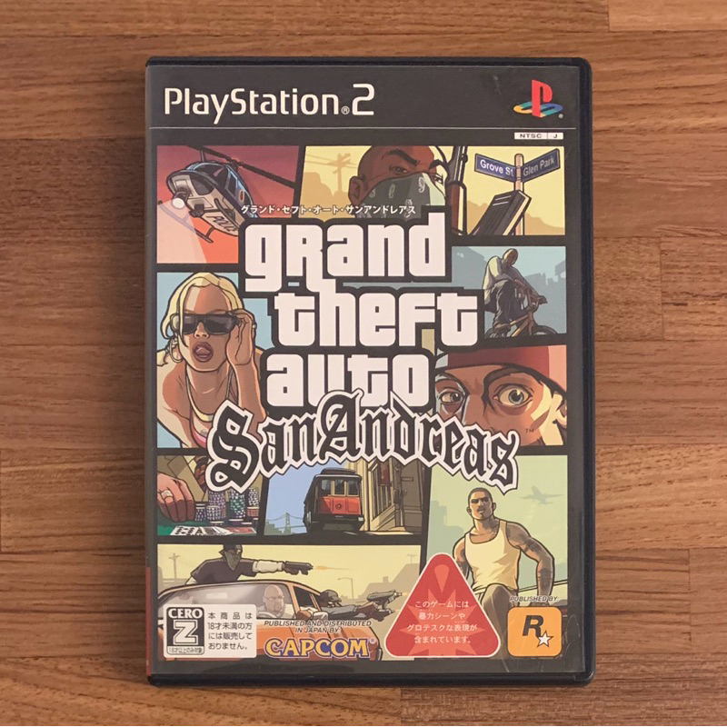 PS2 俠盜獵車手 GTA 聖安地列斯 正版遊戲片 原版光碟 日文版 日版適用 二手片 SONY