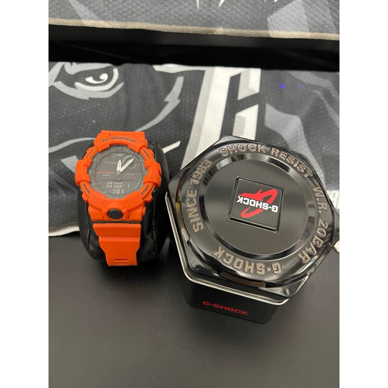 G SHOCK-防水抗震藍芽運動錶 GBA-800-4A