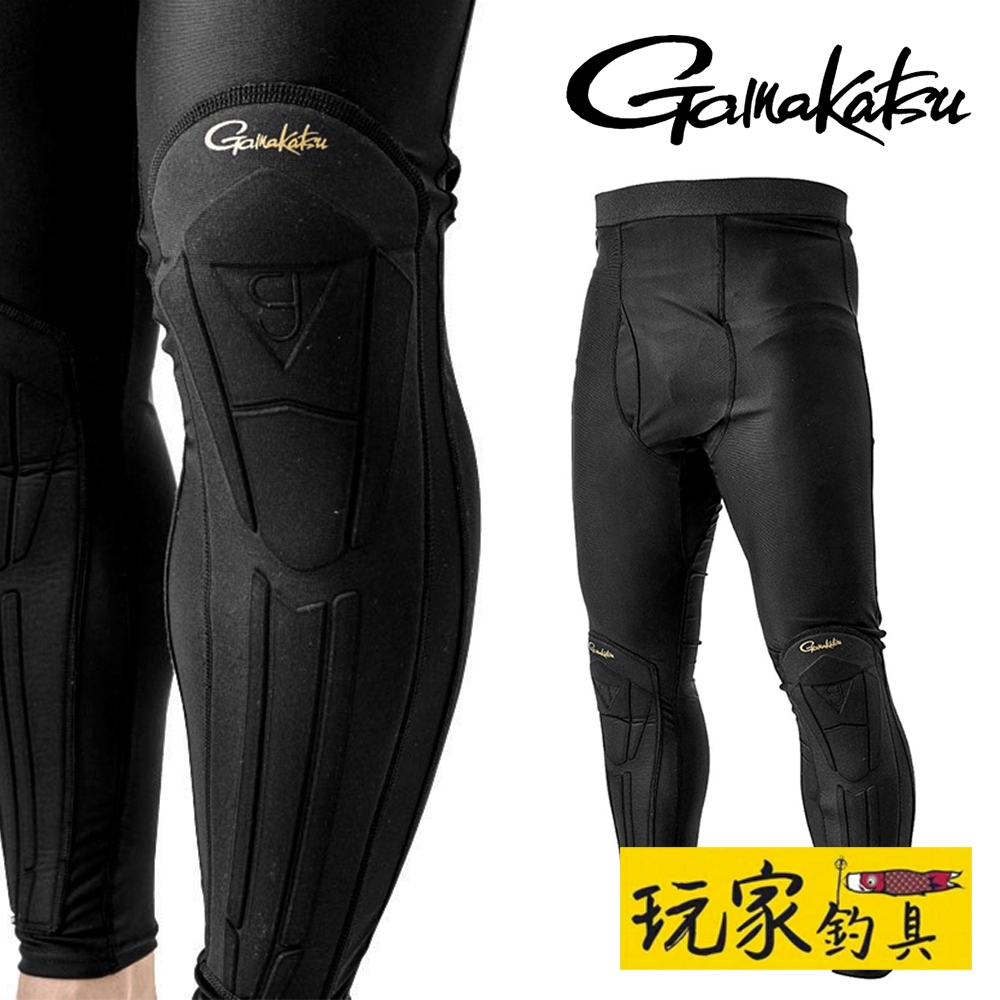 ｜玩家釣具｜Gamakatsu GM-3709 頂級內搭褲 淺水布拼接 補強防護
