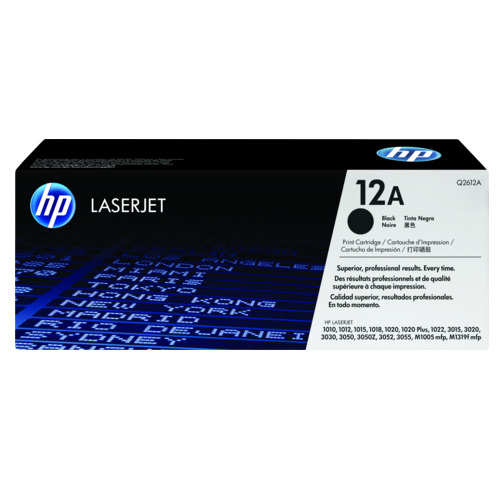 HP Q2612A 原廠黑色碳粉匣 適用 LJ 1010/1015 1020/1022 3015/3020/3030