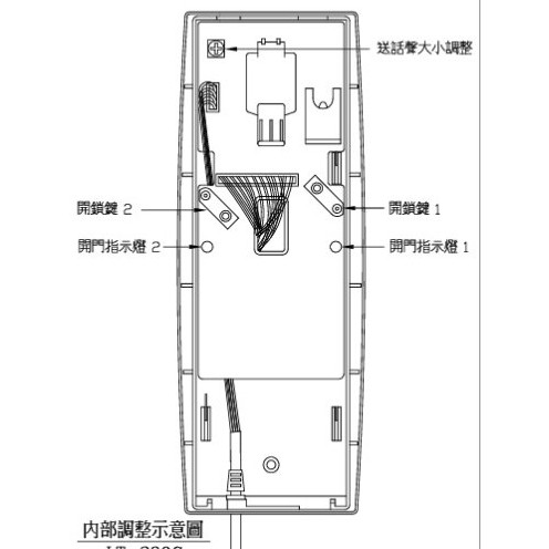 俞氏牌 YUS LT-380C 對講機 可開兩個門鎖 可開門對講機