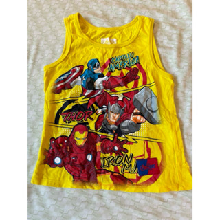 童裝✔️拍手puzzle 童裝 MARVEL 漫威英雄系列圖案 夏日涼快背心 純棉背心尺碼5-6yr 110-120cm