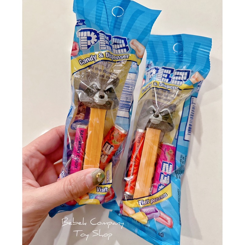 美國🇺🇸 全新 PEZ 復仇者聯盟 星際異攻隊 火箭 浣熊 漫威 marvel 貝思 糖果盒 貝思糖