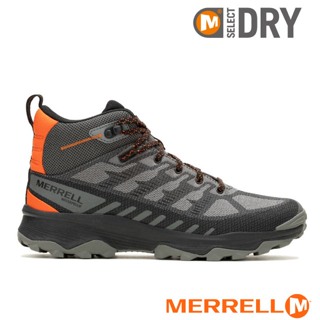 【MERRELL】送》男 款多功能防水透氣中筒登山健行鞋 休閒運動鞋/專業襪套式防水膜_鐵灰色_ML038115